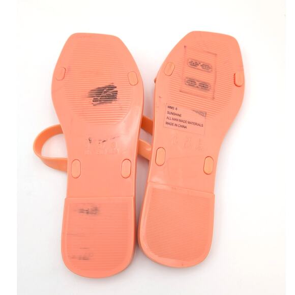 DV by Dolce Vita Sunshine Casual Flat Sandal Women's Melon Size US6 EU37 - Picture 8 of 10